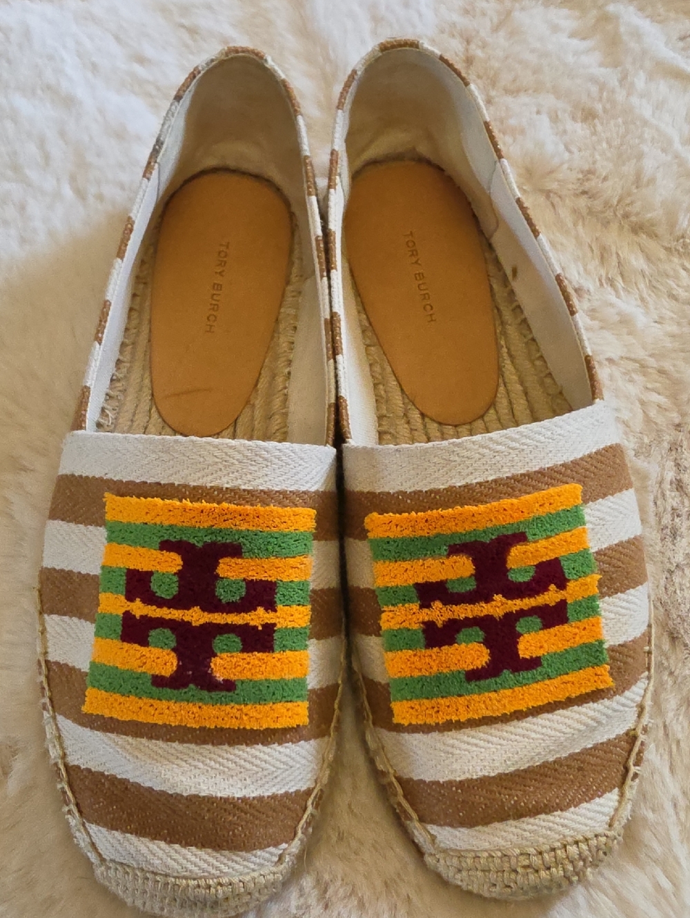 Tory Burch Stripped Espardrilles